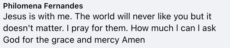 Facebook comment
